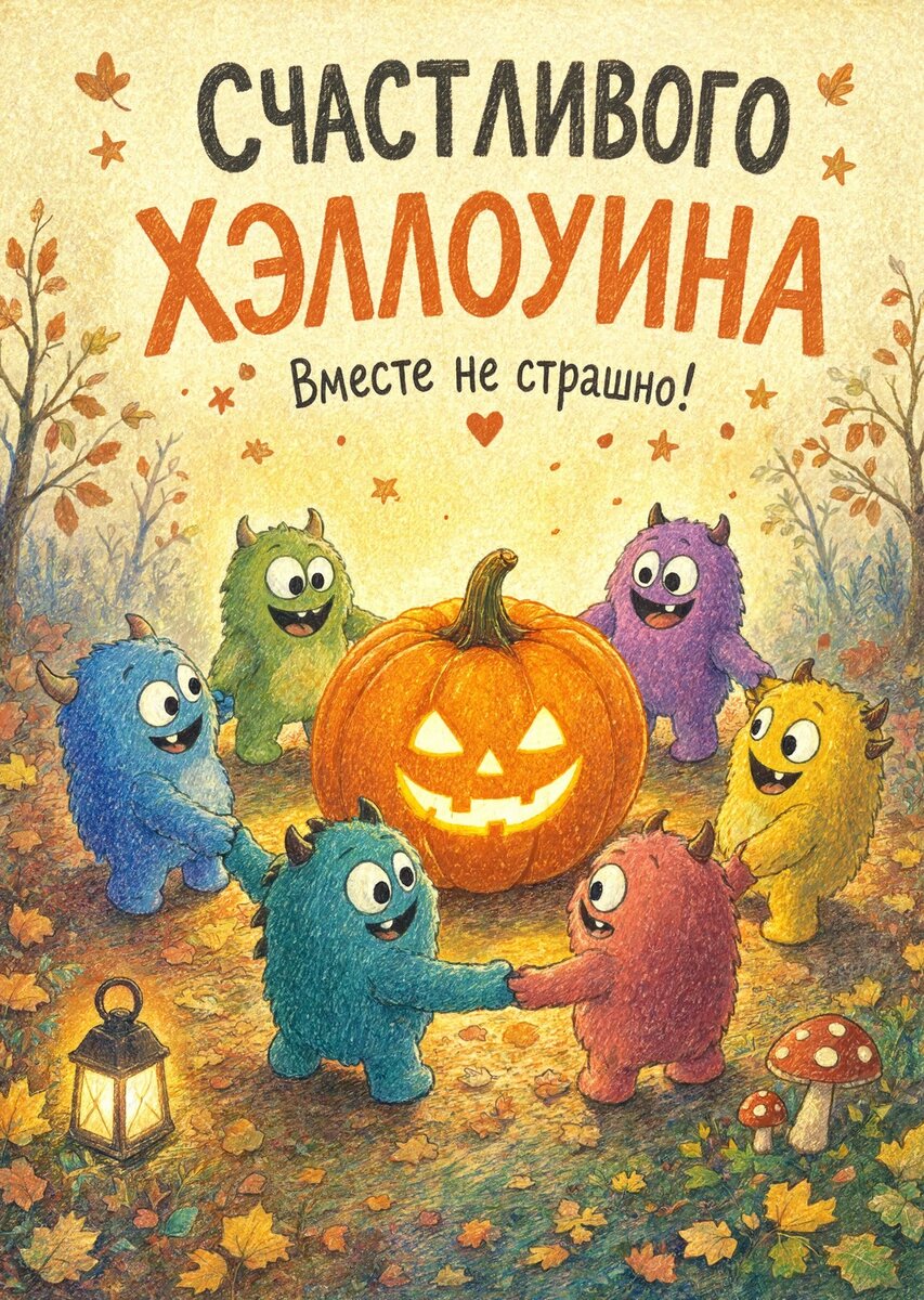 открытка с Хеллоуином-41