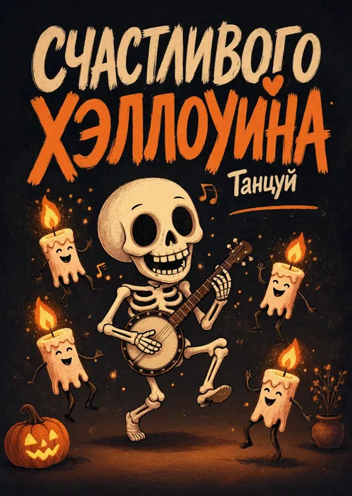 открытка с Хеллоуином-42
