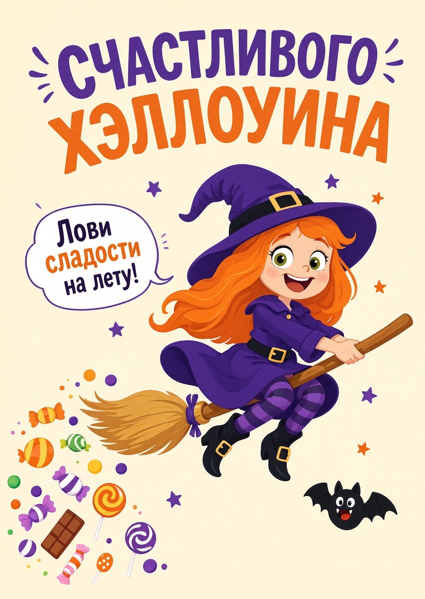 открытка с Хеллоуином-44