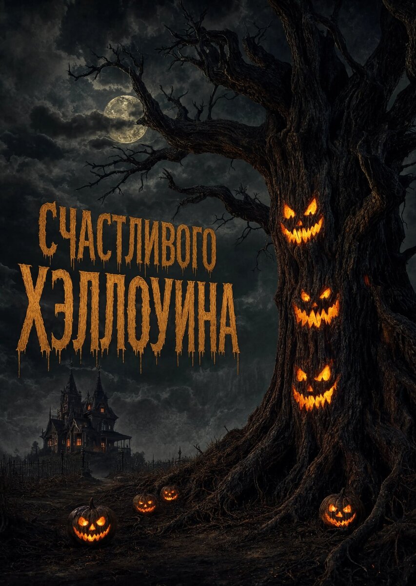 открытка с Хеллоуином-8