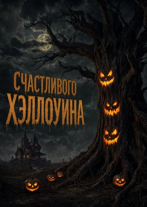 открытка с Хеллоуином-8