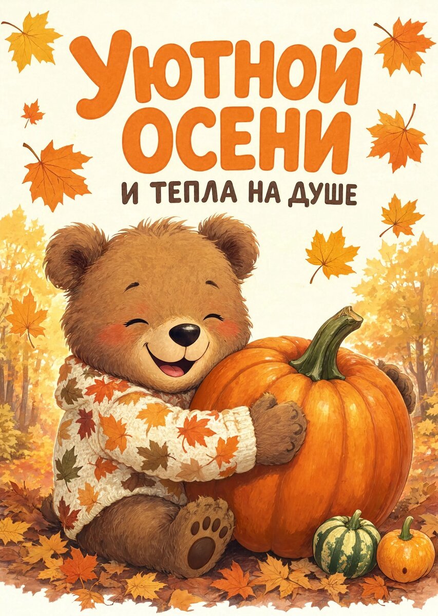 Открытка с осенью #107