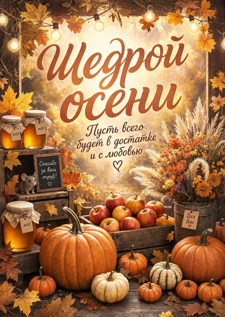 Открытка с осенью #120