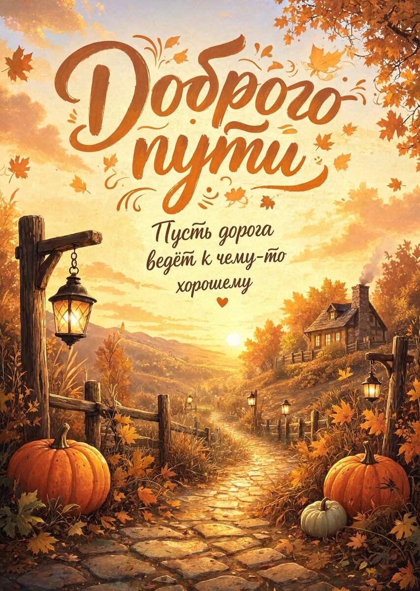 Открытка с осенью #126