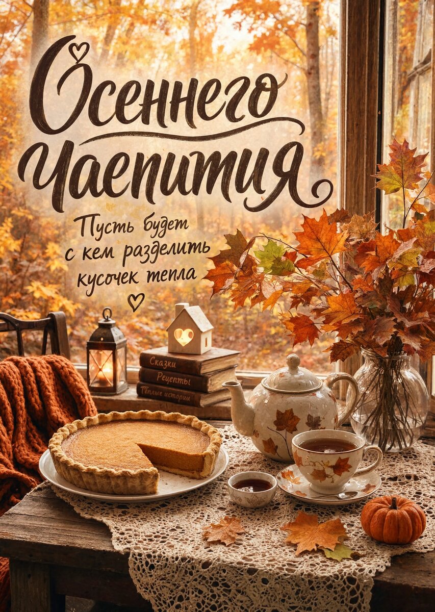 Открытка с осенью #127