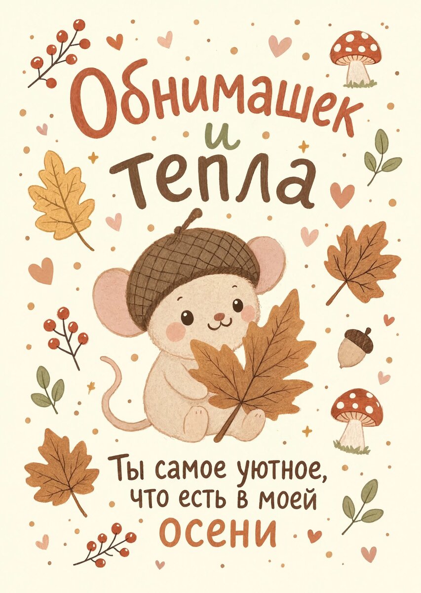 Открытка с осенью #131