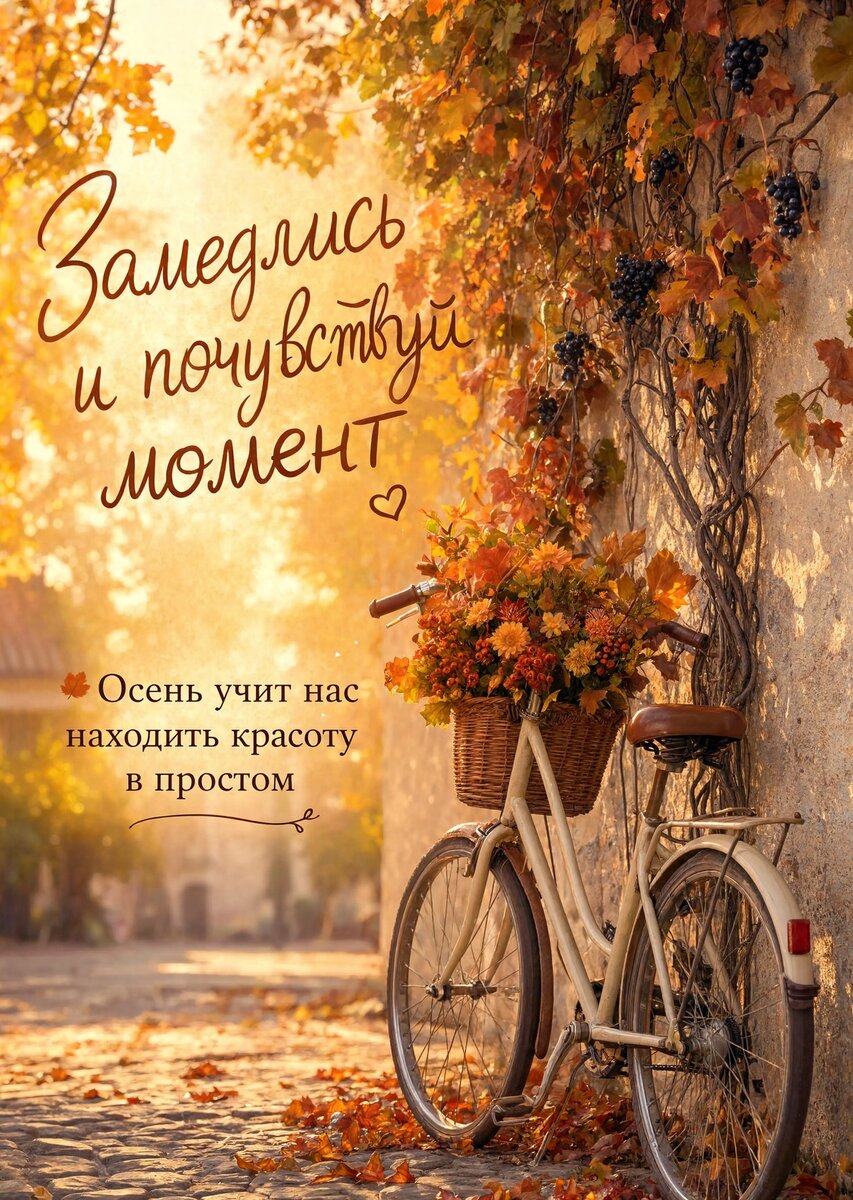 Открытка с осенью #134