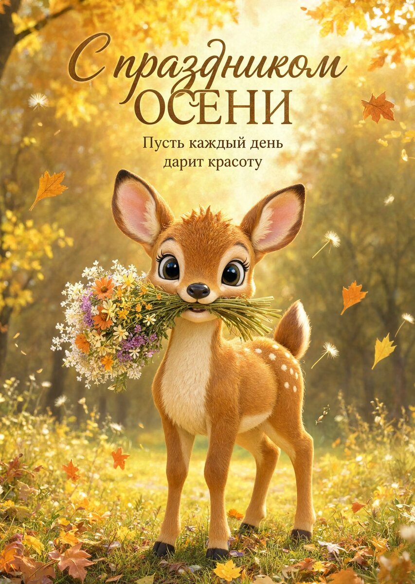 Открытка с осенью #151