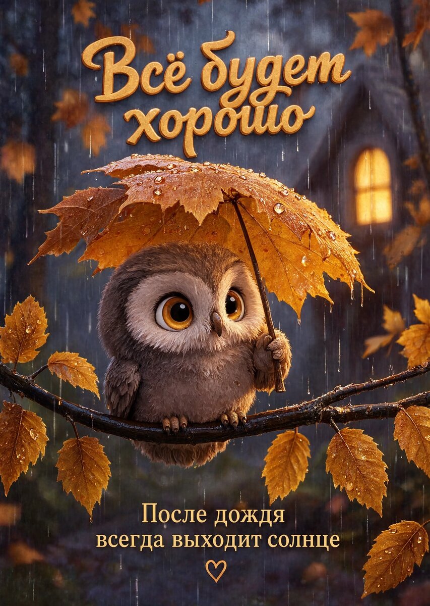 Открытка с осенью #154
