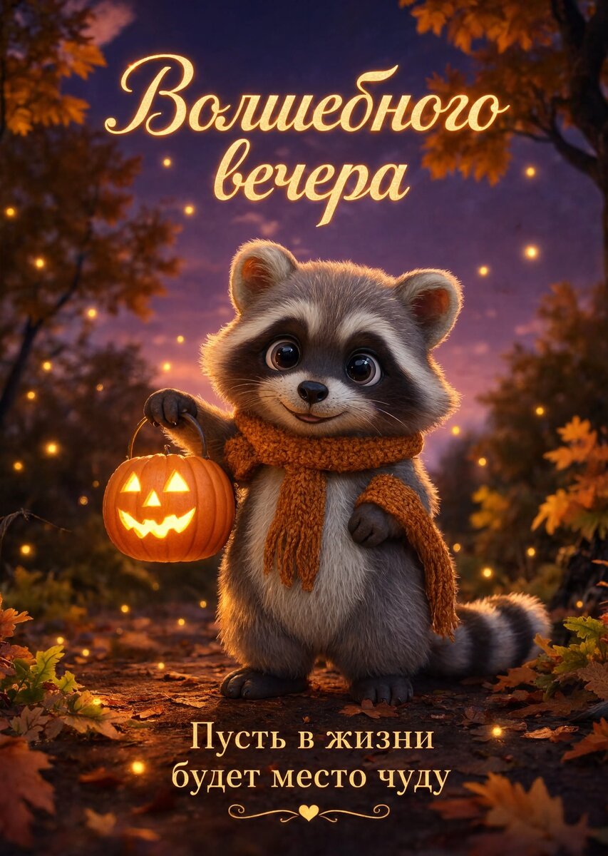 Открытка с осенью #156