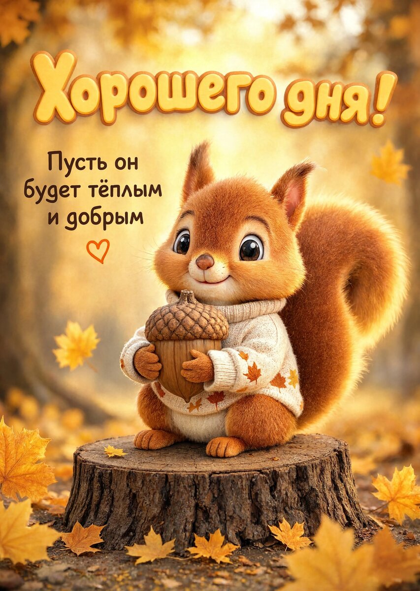 Открытка с осенью #158