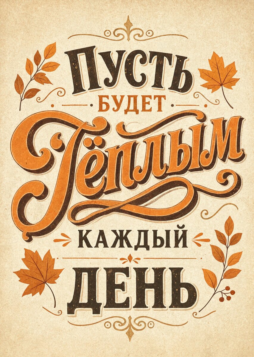 Открытка с осенью #170