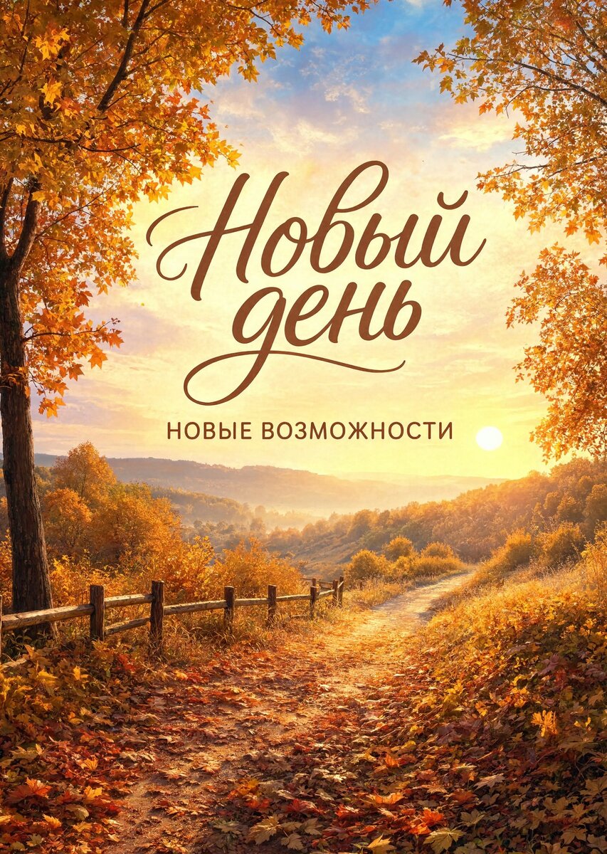 Открытка с осенью #20
