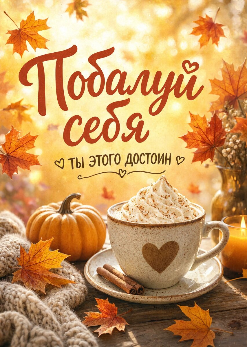 Открытка с осенью #21