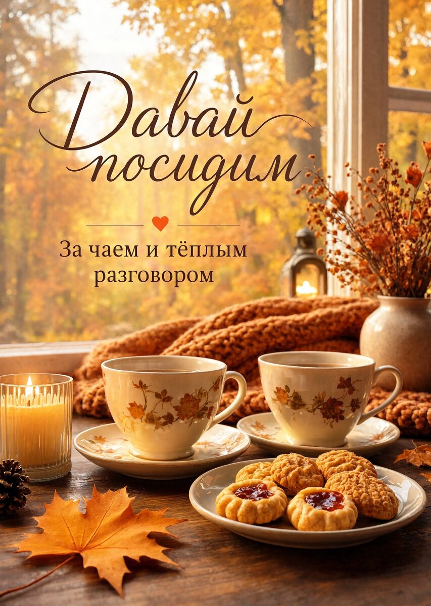 Открытка с осенью #22
