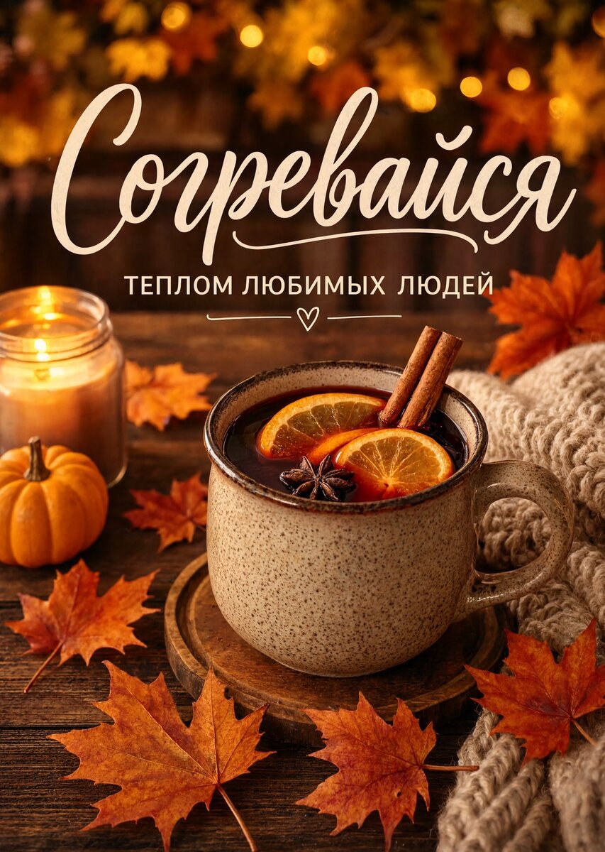 Открытка с осенью #27