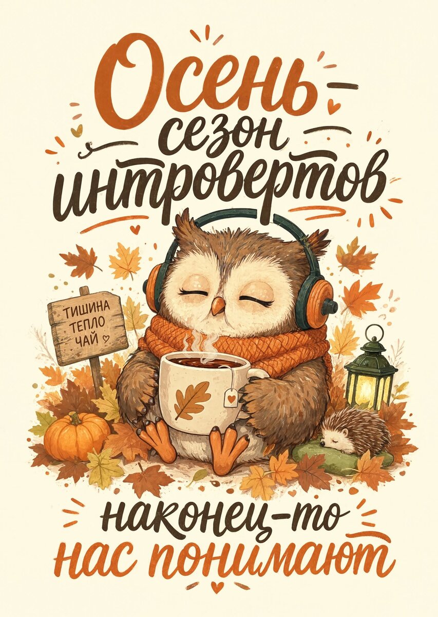 Открытка с осенью #38