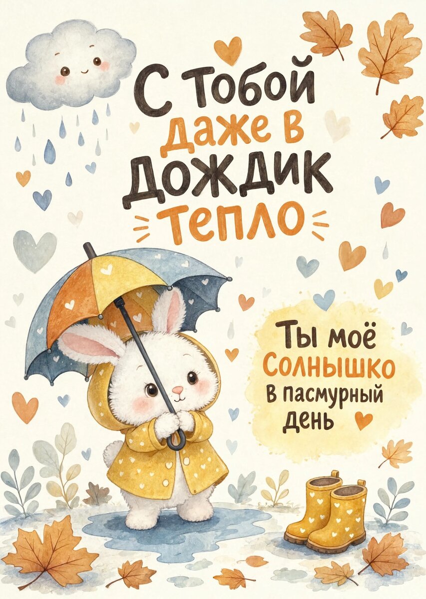 Открытка с осенью #41