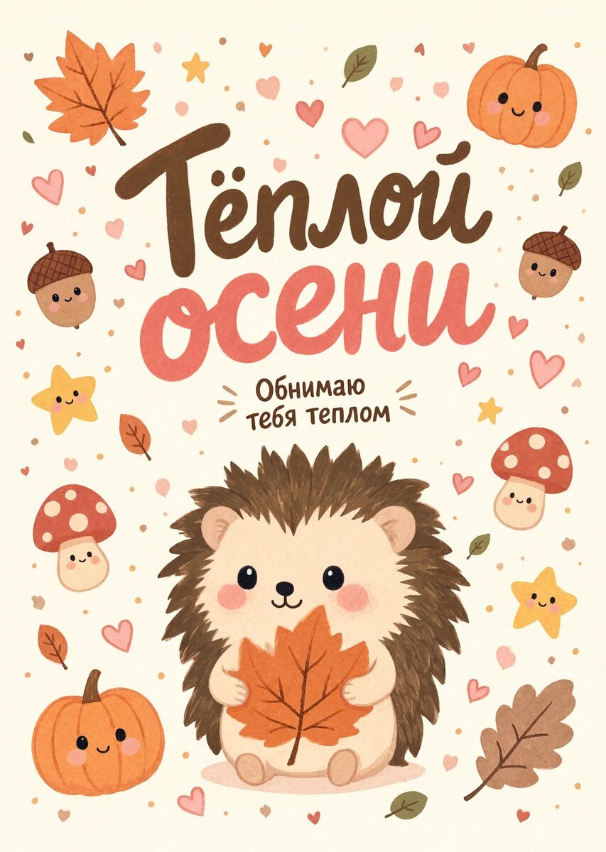 Открытка с осенью #46