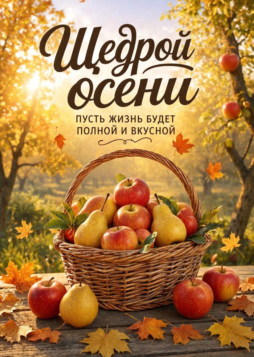 Открытка с осенью #67