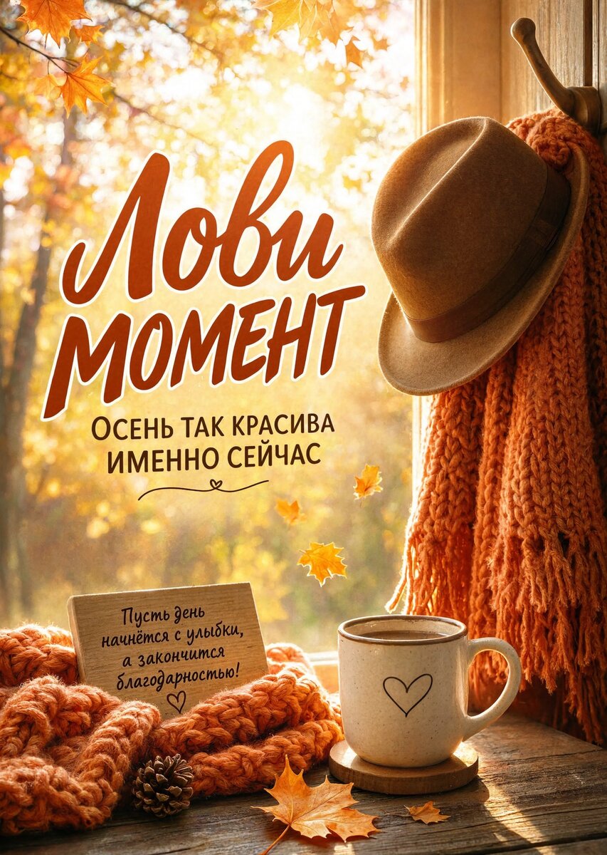 Открытка с осенью #74