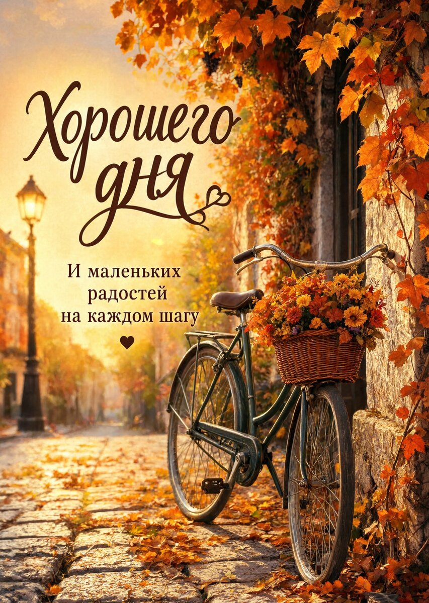 Открытка с осенью #82
