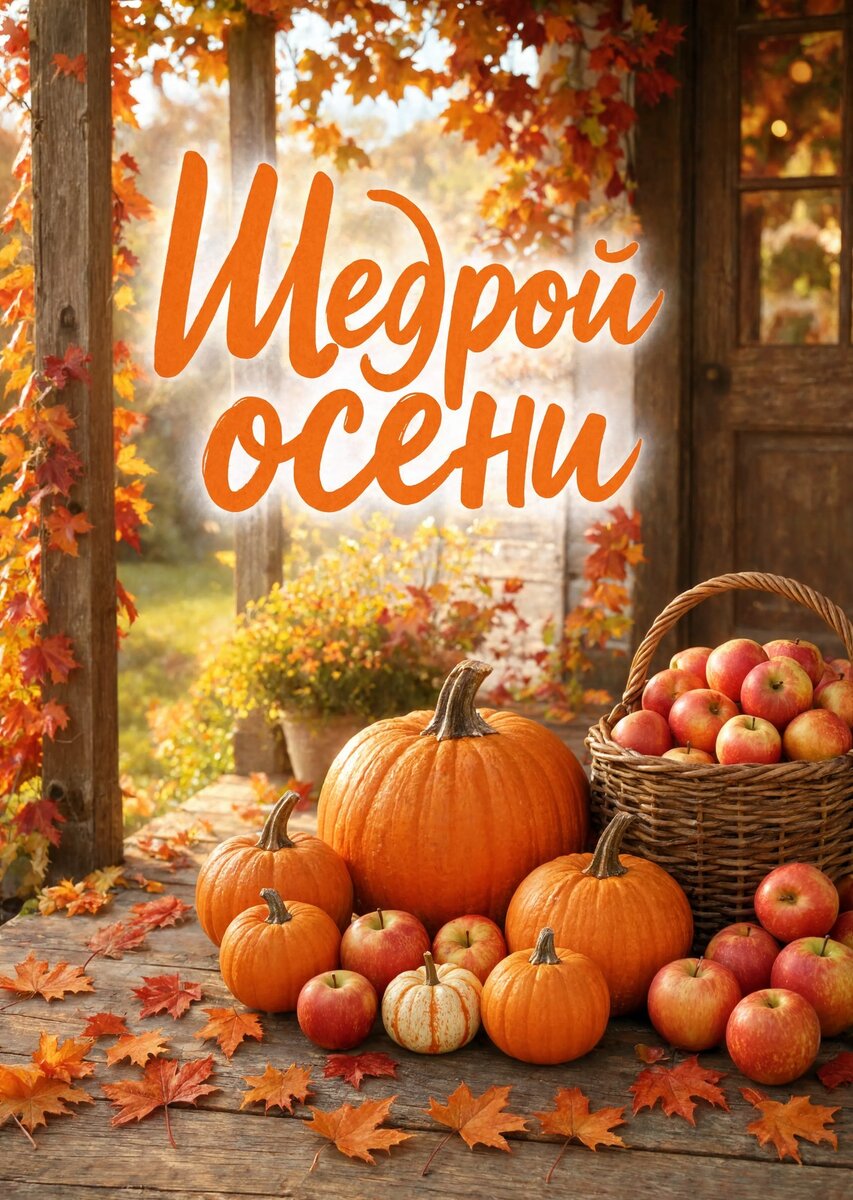 Открытка с осенью #90