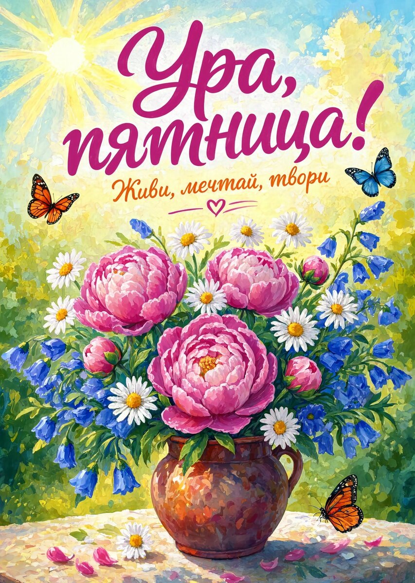 Открытка с Пятницей #13