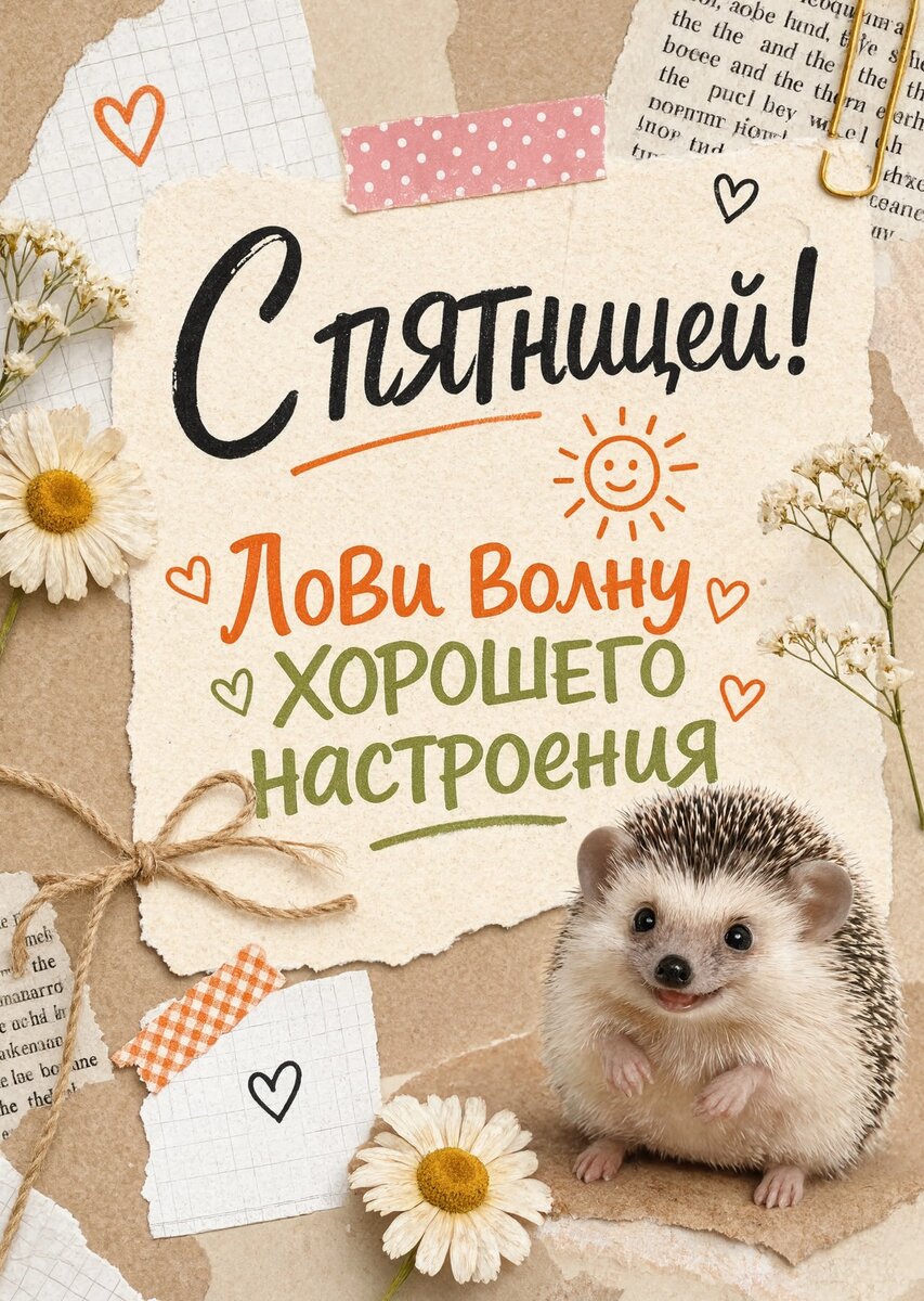Открытка с Пятницей #14