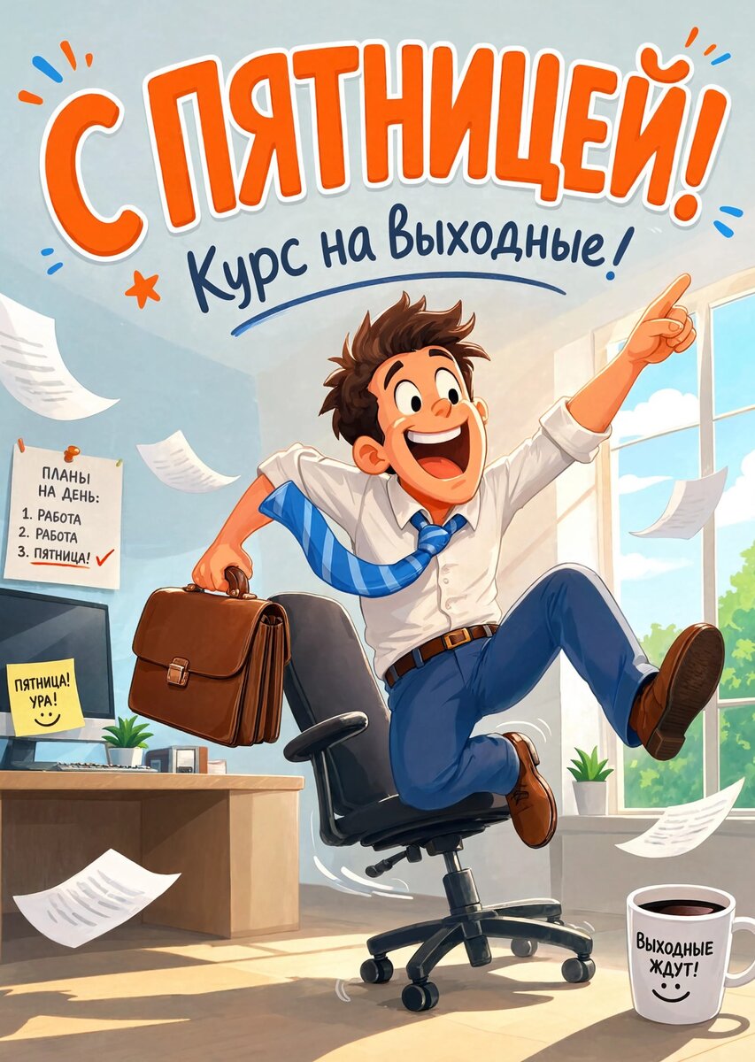 Открытка с Пятницей #23