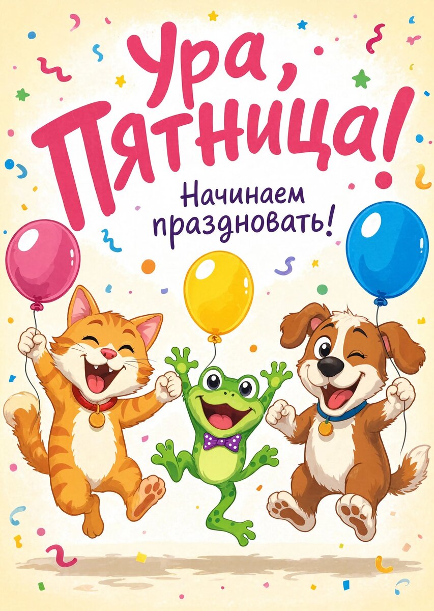 Открытка с Пятницей #25