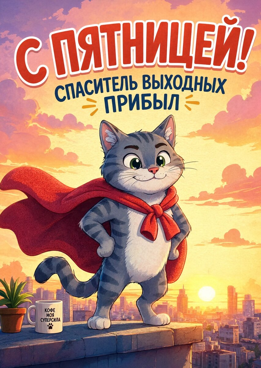 Открытка с Пятницей #26