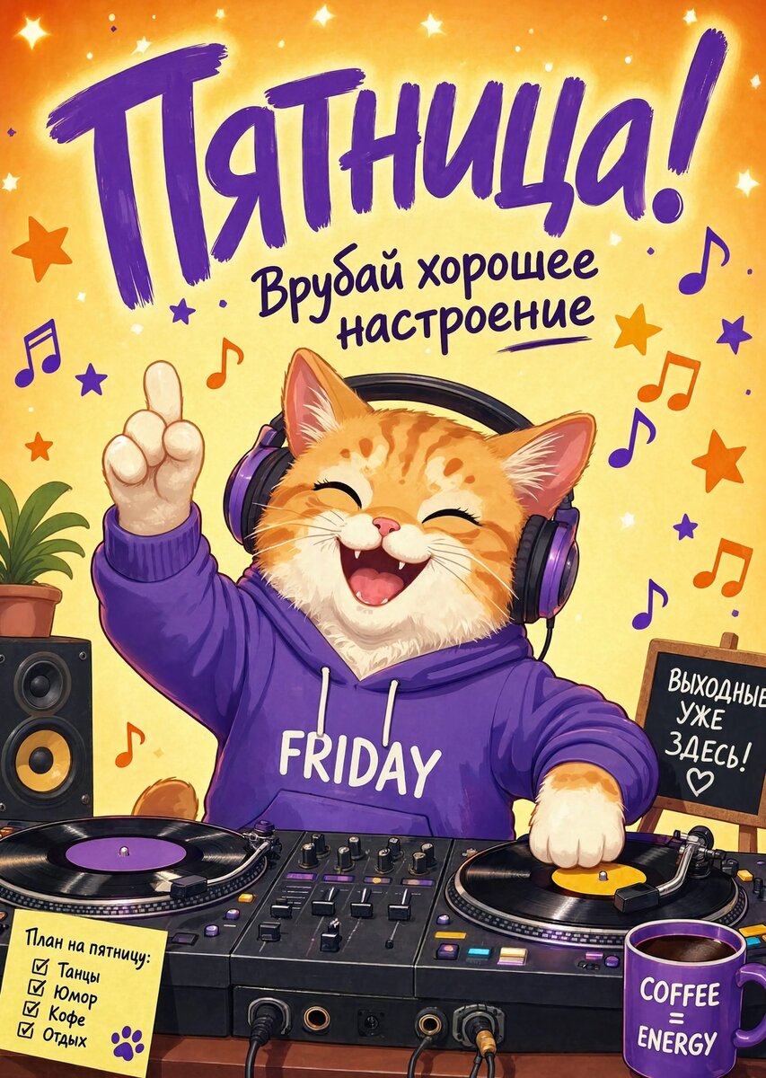 Открытка с Пятницей #57