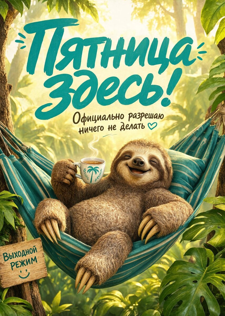 Открытка с Пятницей #64