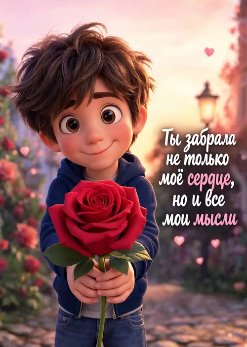 Открытка с розами #41