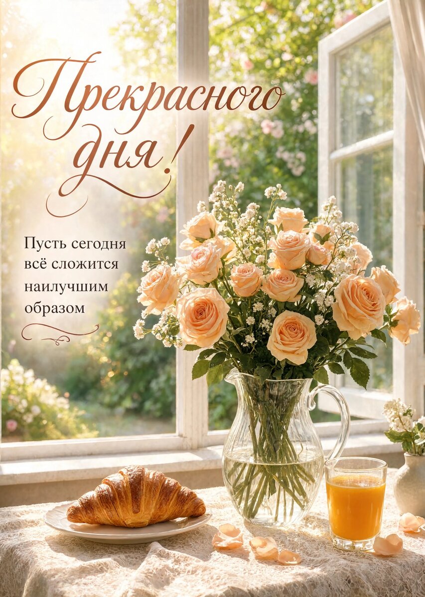 Открытка с розами #52
