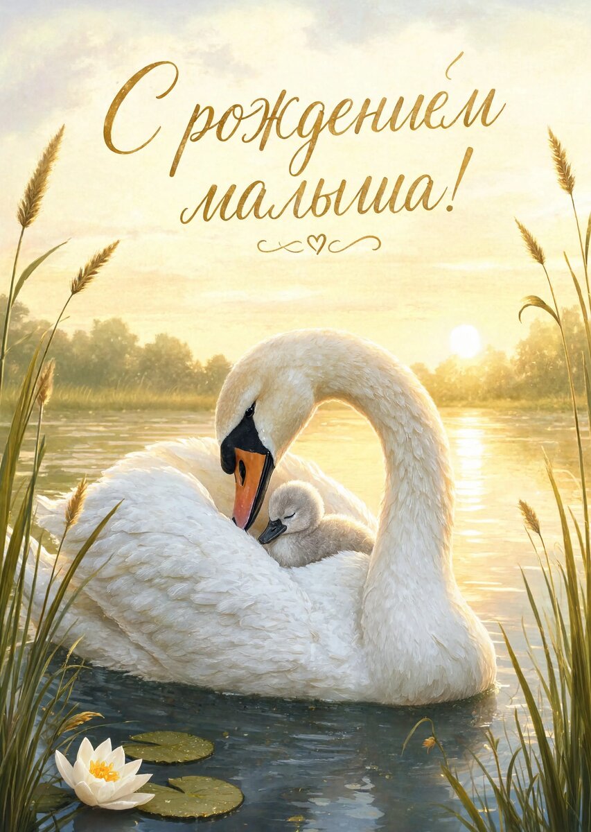 Открытка "С рождением ребенка" #19