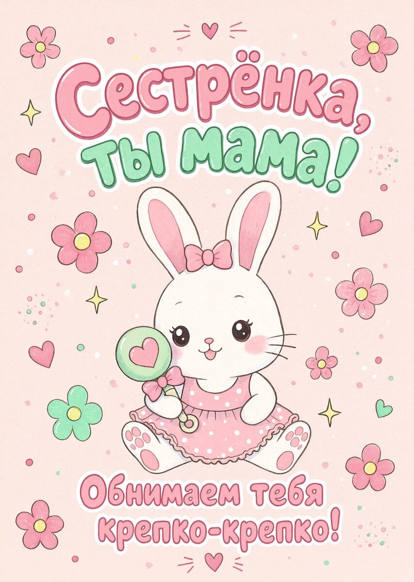 Открытка "С рождением ребенка" #37