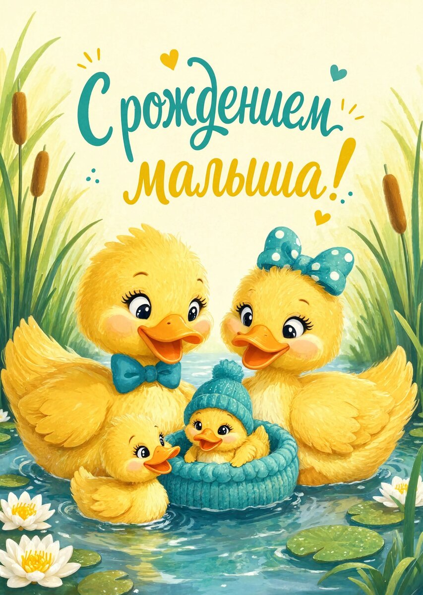 Открытка "С рождением ребенка" #44