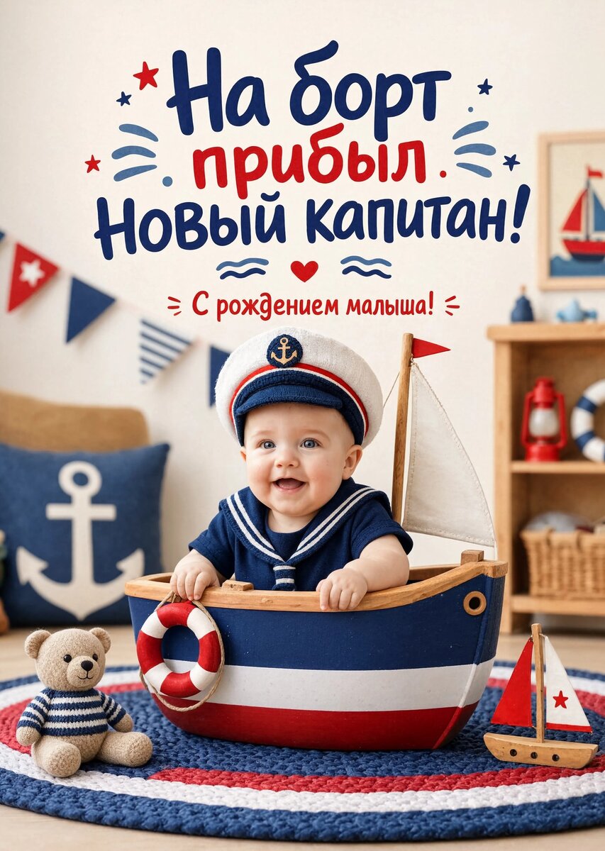 Открытка "С рождением ребенка" #45