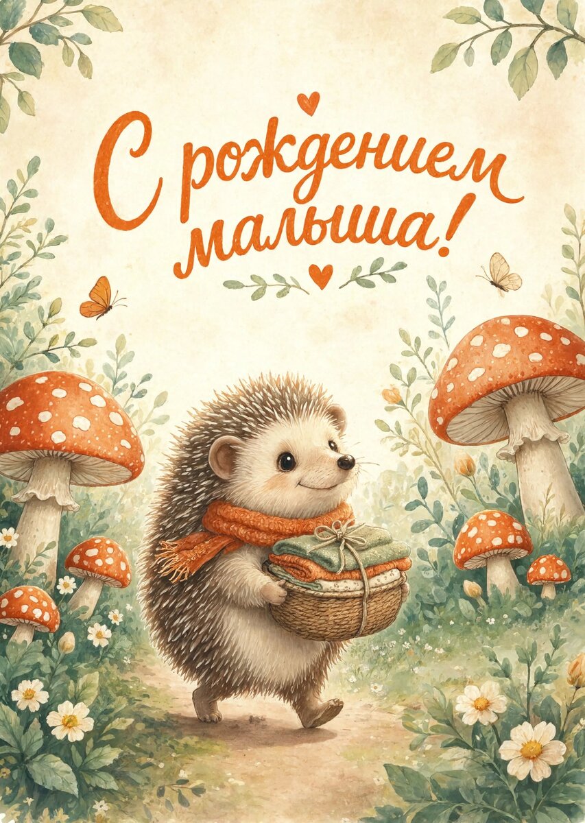 Открытка "С рождением ребенка" #46