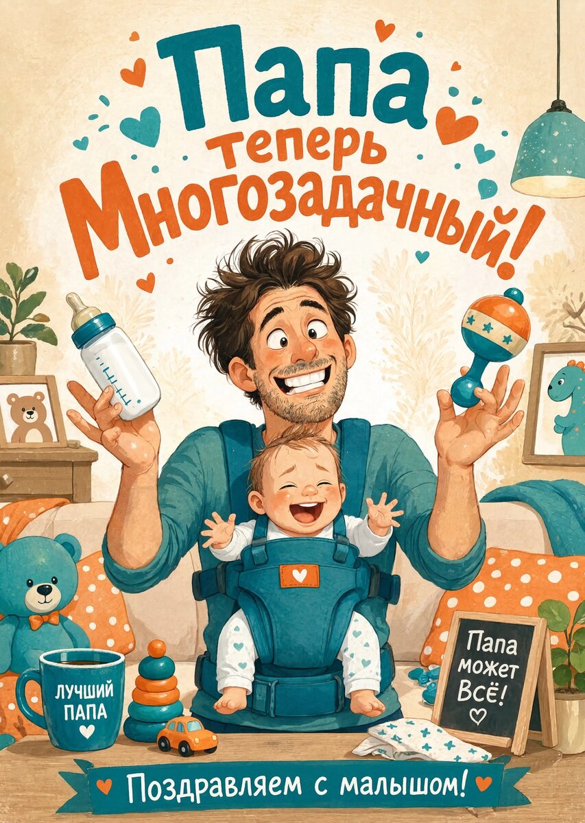 Открытка "С рождением ребенка" #52