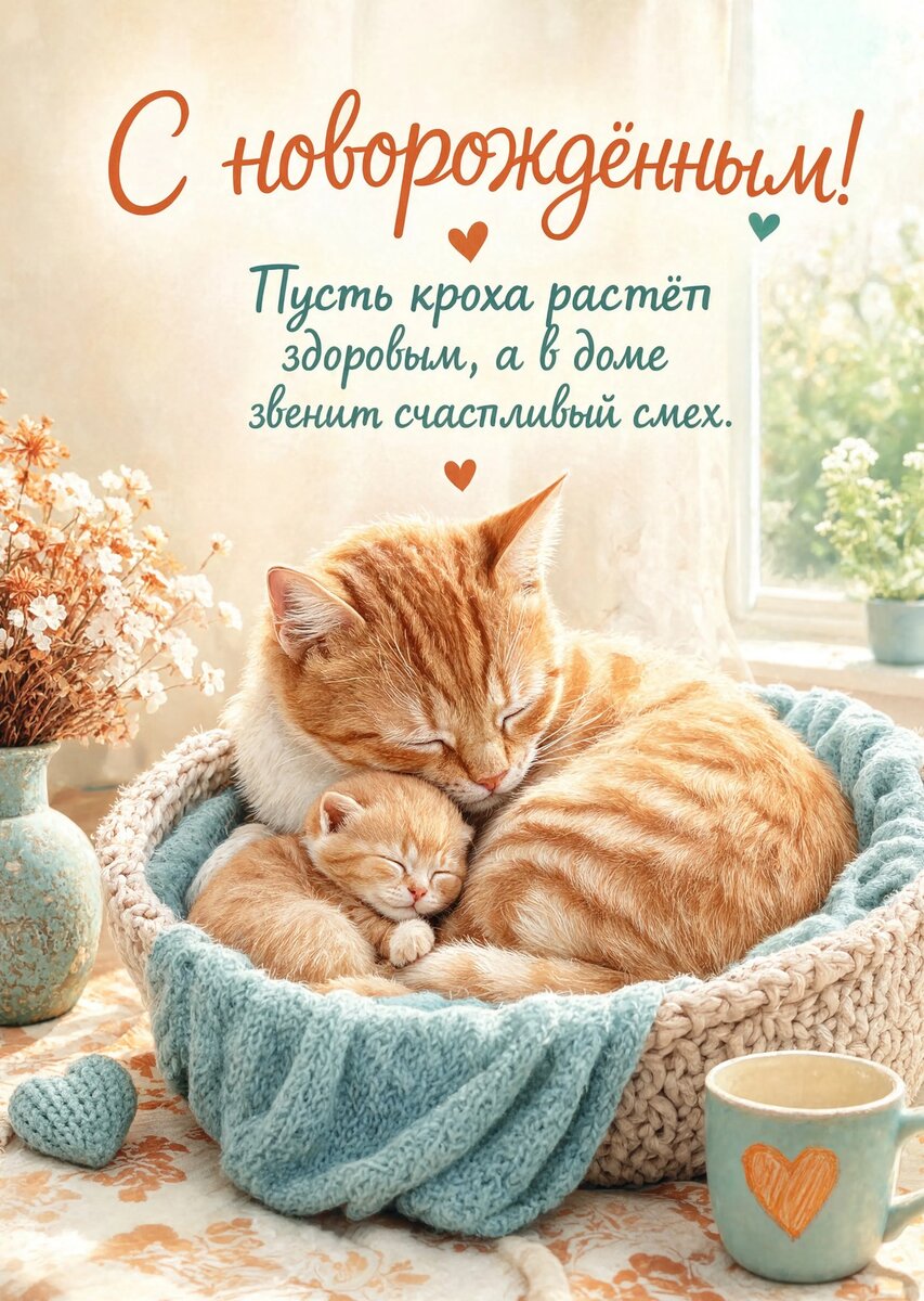 Открытка "С рождением ребенка" #59