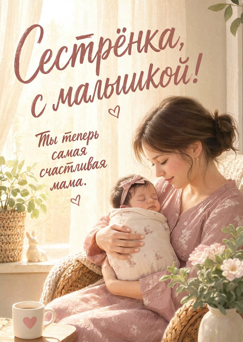 Открытка "С рождением ребенка" #68
