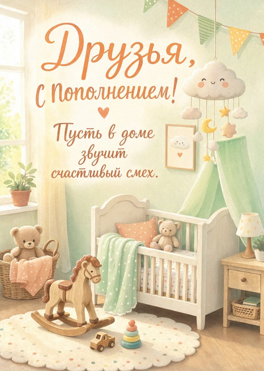 Открытка "С рождением ребенка" #73