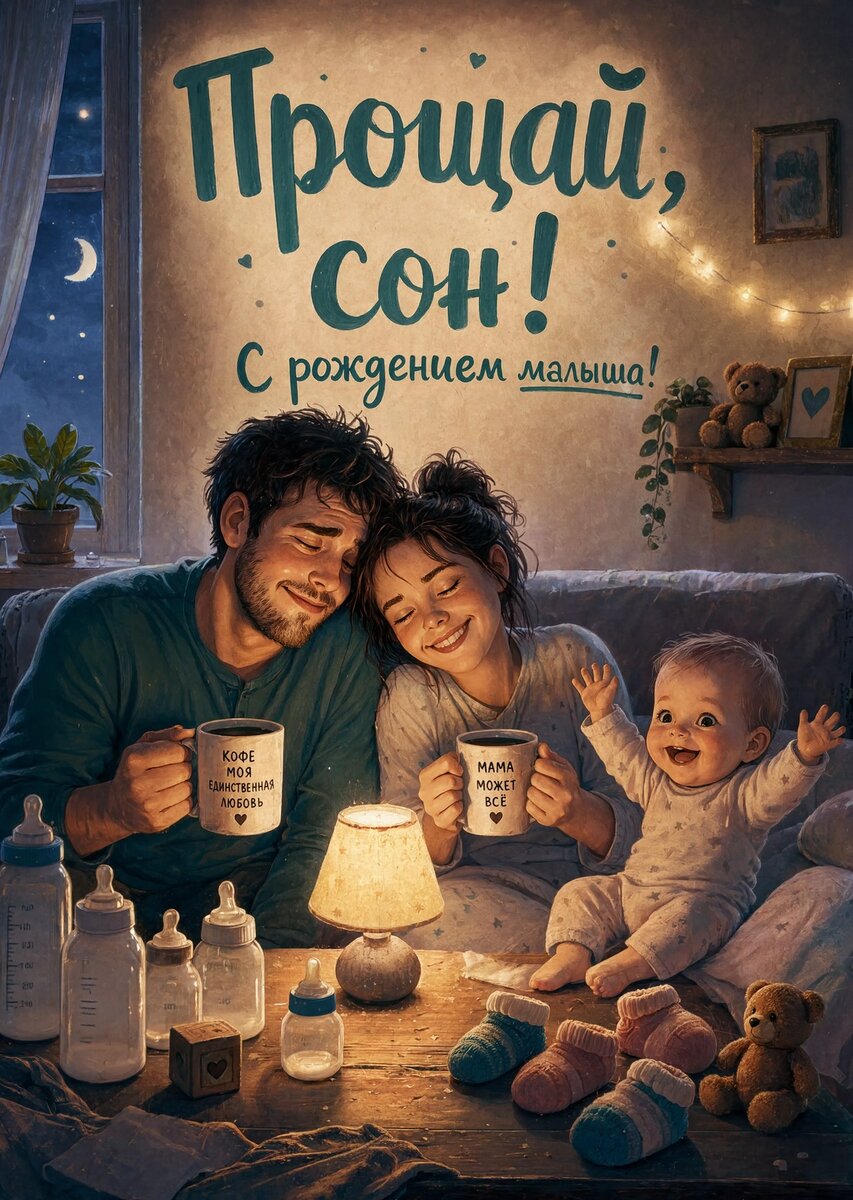 Открытка "С рождением ребенка" #74