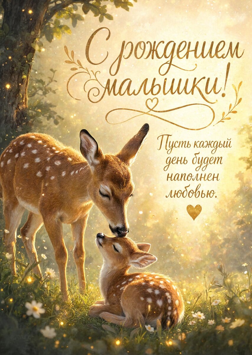 Открытка "С рождением ребенка" #8