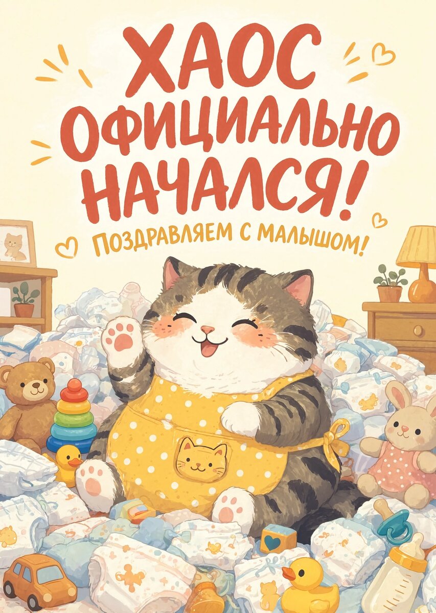 Открытка "С рождением ребенка" #86