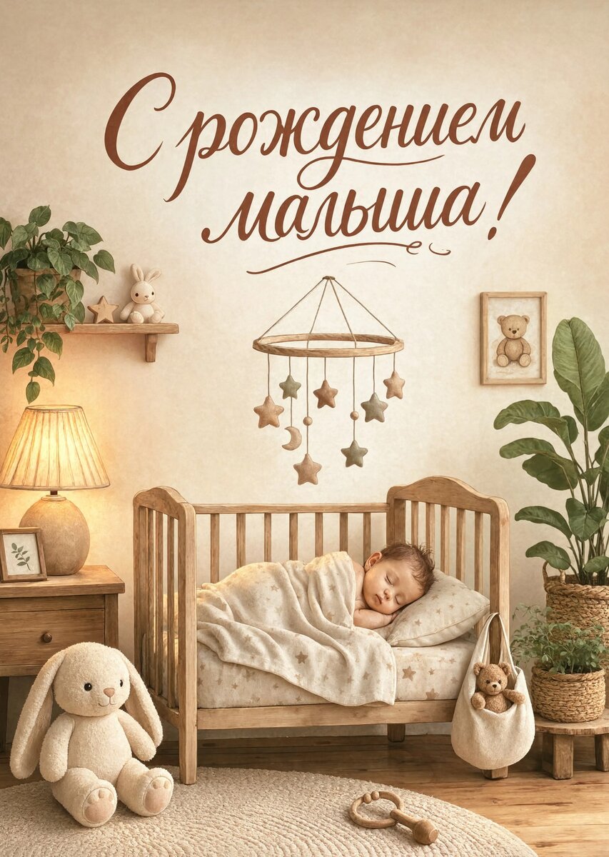 Открытка "С рождением ребенка" #90