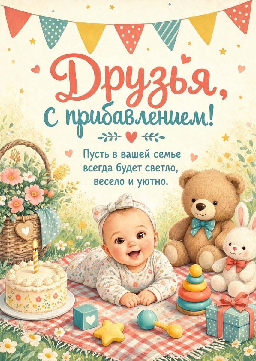 Открытка "С рождением ребенка" #91